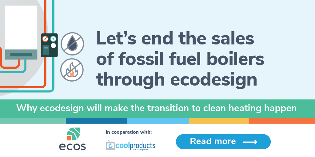 Let’s end the sales of fossil fuel boilers through  ecodesign